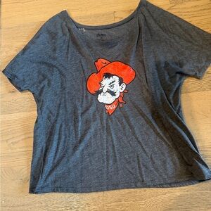 Game day Couture Gray T-Shirt OSU